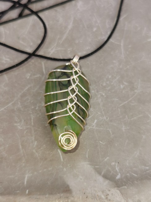 Collier énergétique agate collier pierre naturelle réglable