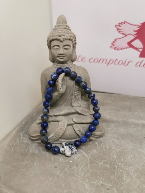 bracelet pierres naturelles lapis lazuli sodalite
