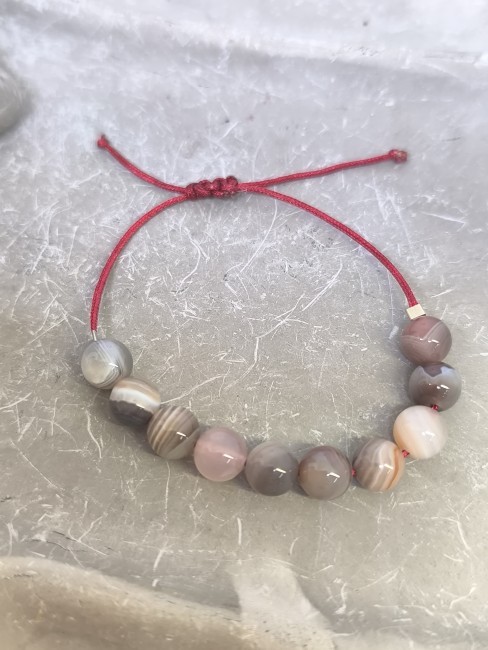 Bracelet agate botswana 8mm