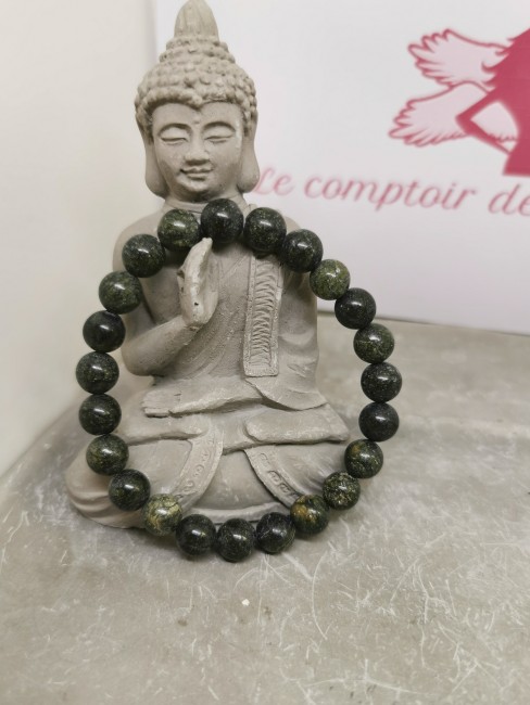 bracelet serpentine pierre naturelle