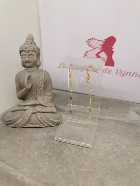 boucles pierre verte lithothérapie