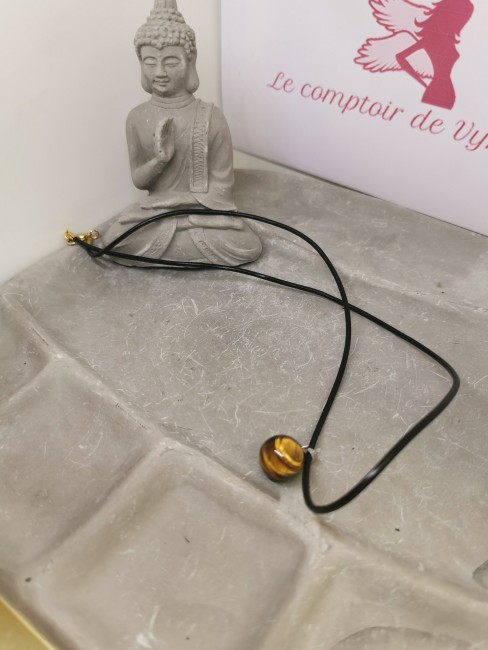 collier pierre naturelle protection