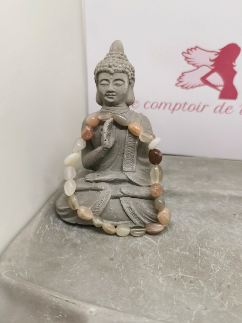 bracelet pierre de lune perles naturelles