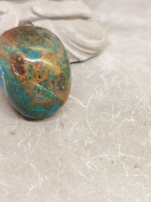chrysocolle pierre verte et bleue