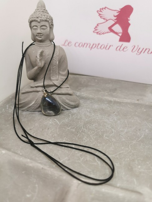 collier pierre spirituelle aqua angel