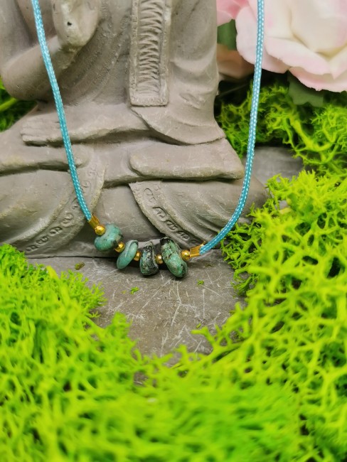 chevillère énergétique turquoise