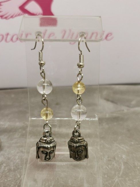 bijou pierres naturelles citrine cristal roche