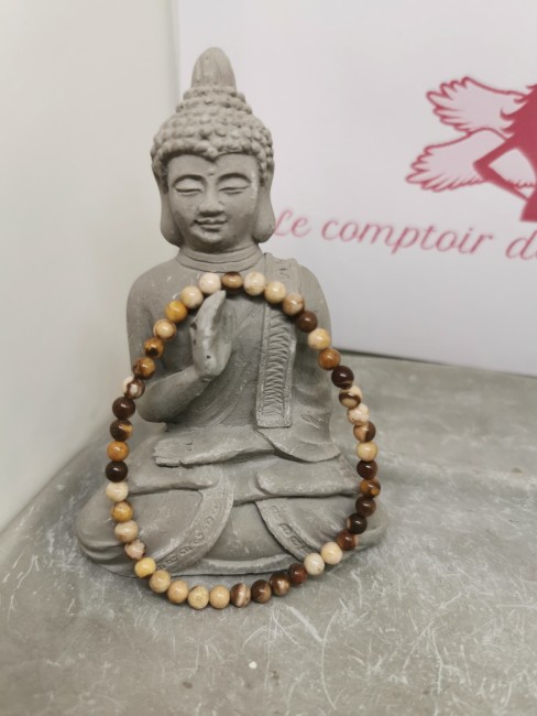 bracelet jaspe paysage pierre naturelle