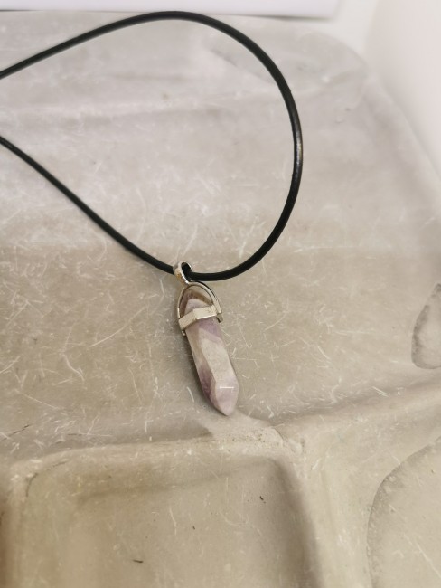 collier améthyste naturelle