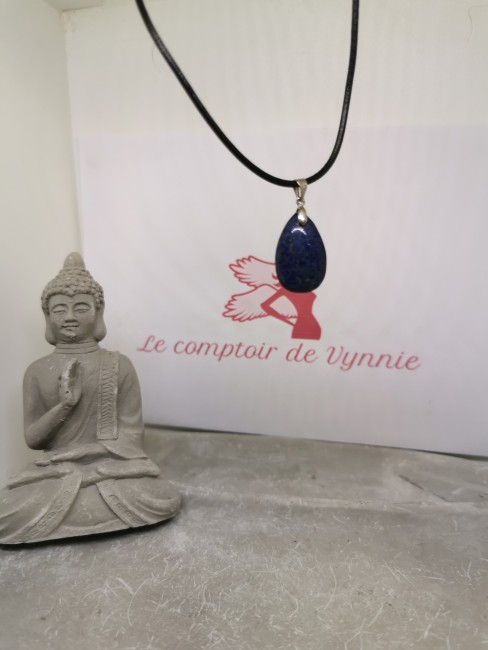 collier pierre naturelle lapis lazuli