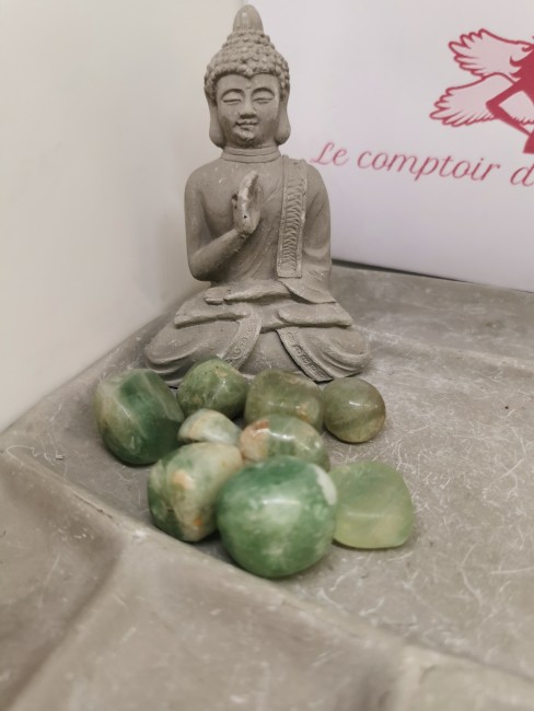 pierre roulée fluorine naturelle