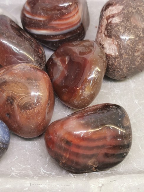 pierre naturelle agate rouge