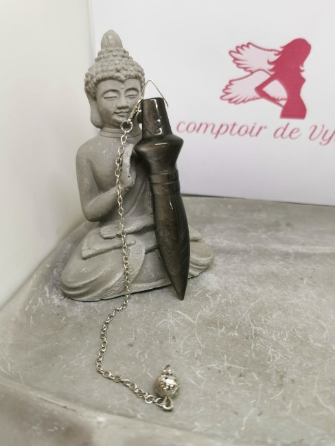 pendule divination obsidienne