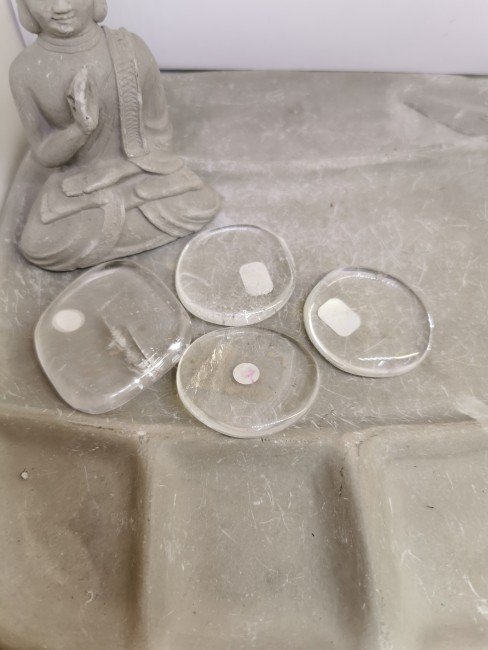 pierre naturelle calcite claire polie