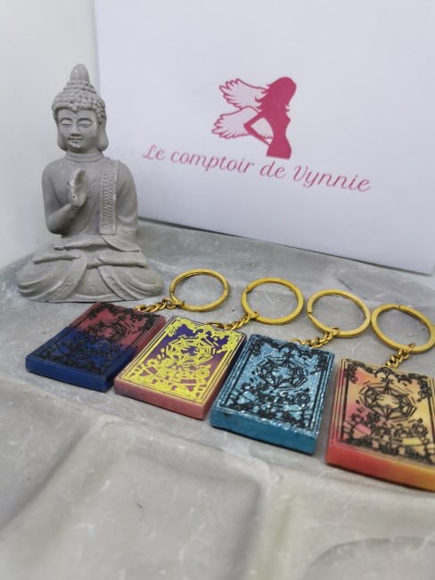 carte tarot soleil porte clé