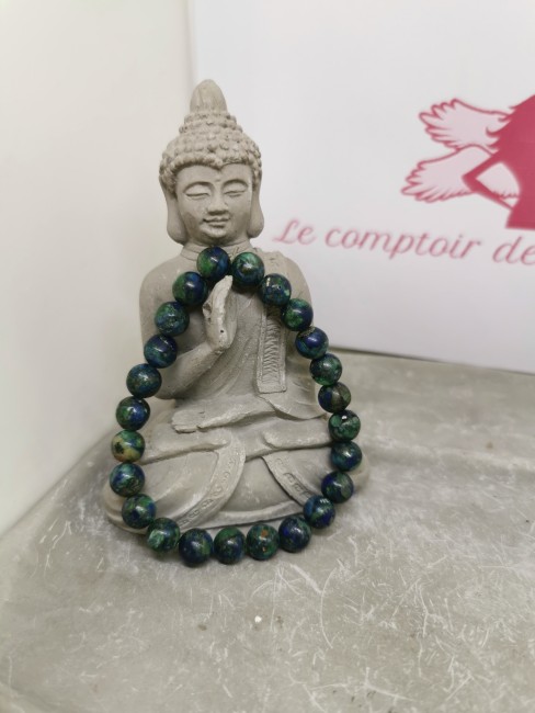 Bracelet Intuition Bracelet pierre bleue et verte