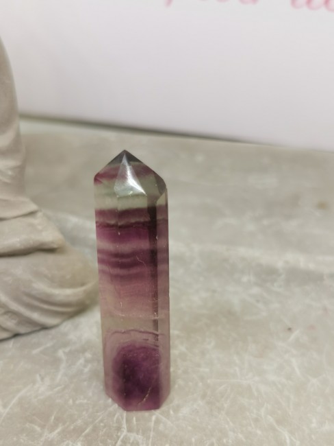 prisme fluorine arc en ciel pierre naturelle