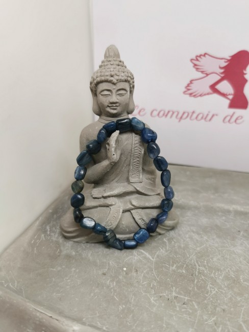bracelet cyanite bleu naturel bracelet cyanite pierre naturelle