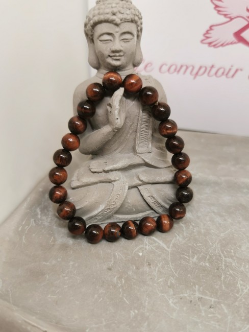 bracelet oeil de taureau 8 mm