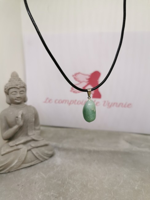 collier pierre verte naturelle aventurine