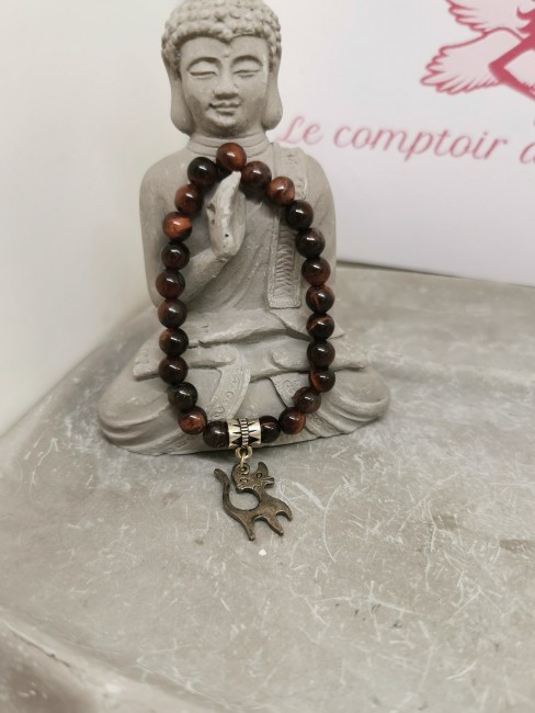 bracelet enfant pierre naturelle oeil de taureau