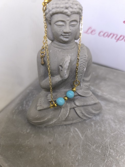 Bracelet imitation turquoise