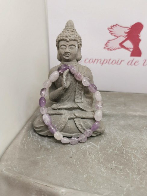 bracelet amethyste pierre naturelle