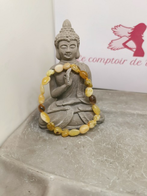 bracelet quartz rutile pierre naturelle