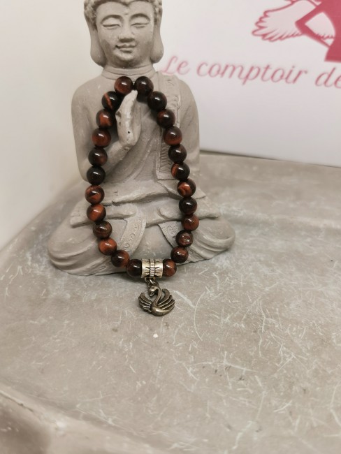 bracelet enfant pierre naturelle oeil de taureau