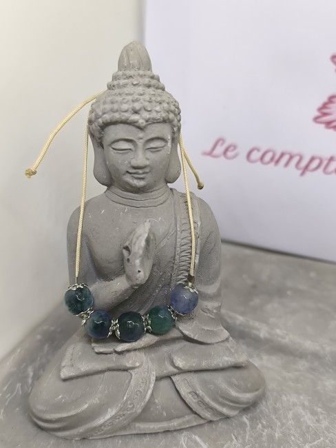 Bracelet pierre cœur naturelle