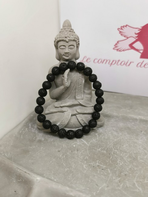 bracelet pierre de lave 8 mm
