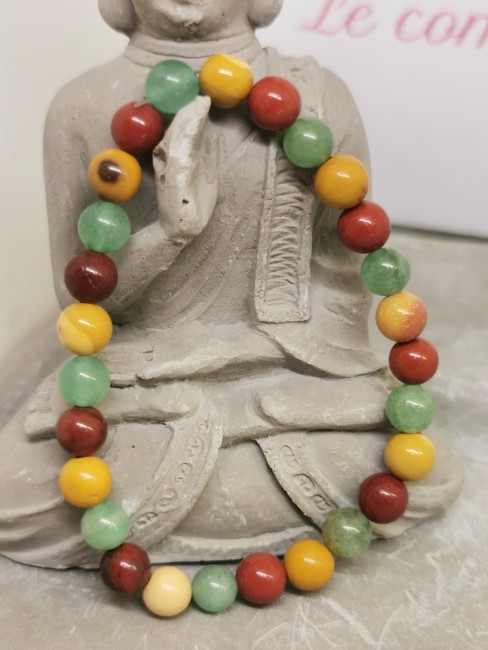 bracelet jamaïque pierre naturelle