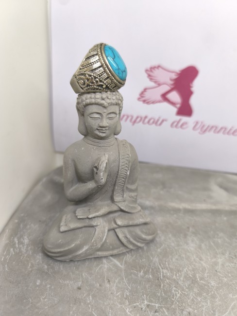 Bague homme design oriental travaillé. Bague homme style médiéval