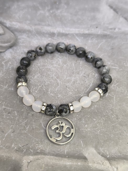 Bracelet OM pierre naturelle bracelet pierre naturelle protection OM