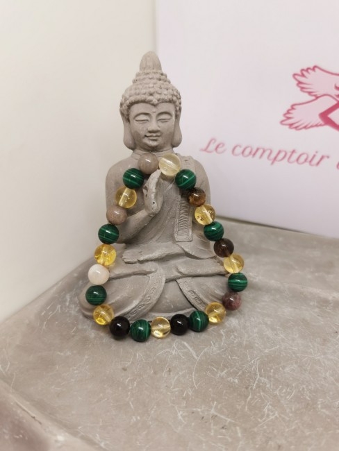 bracelet colon pierres naturelles