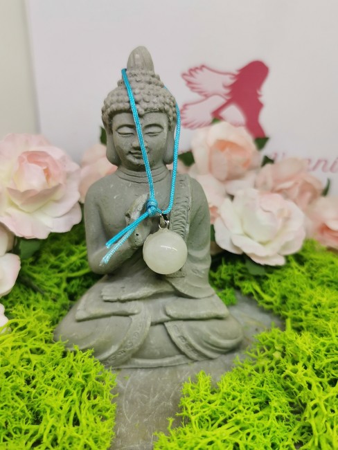 pendentif pierre naturelle quartz rose