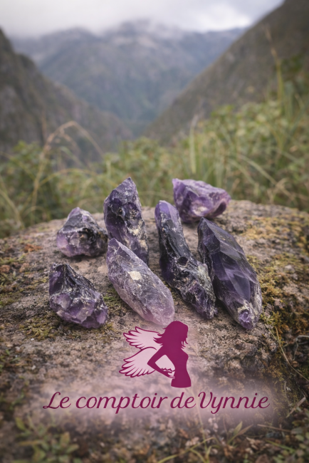 Pierres naturelles améthyste de qualité supérieure