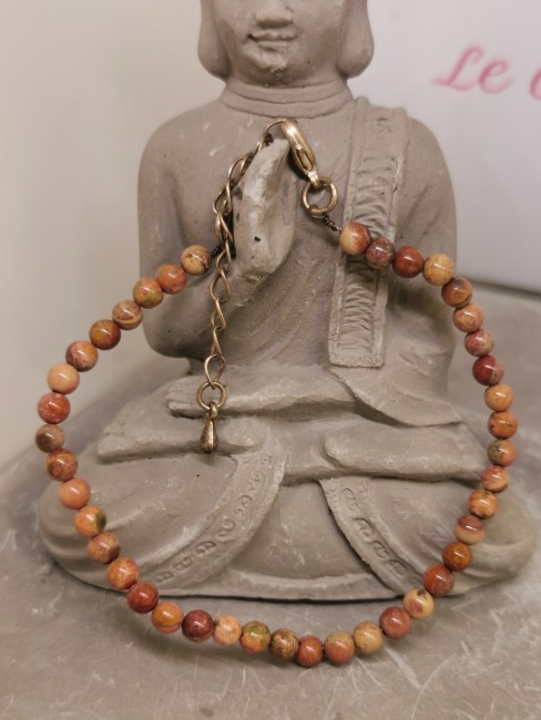 bracelet jaspe rainbow naturel