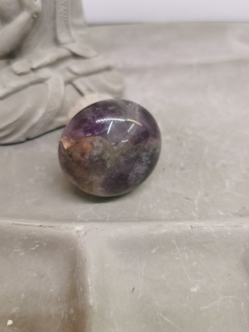 Améthyste chevron pierre naturelle polie
