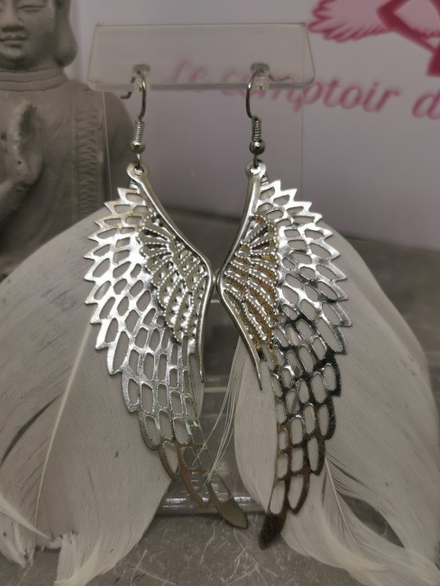 Boucles d’oreilles spirituelles boucles oreilles bijou ange protection