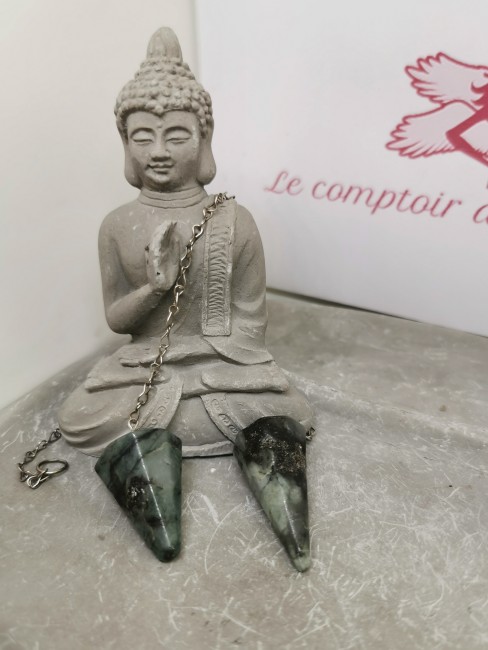 Pendule émeraude prisme