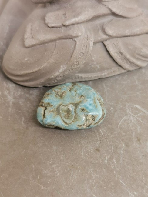 larimar bleu clair pierre roulée