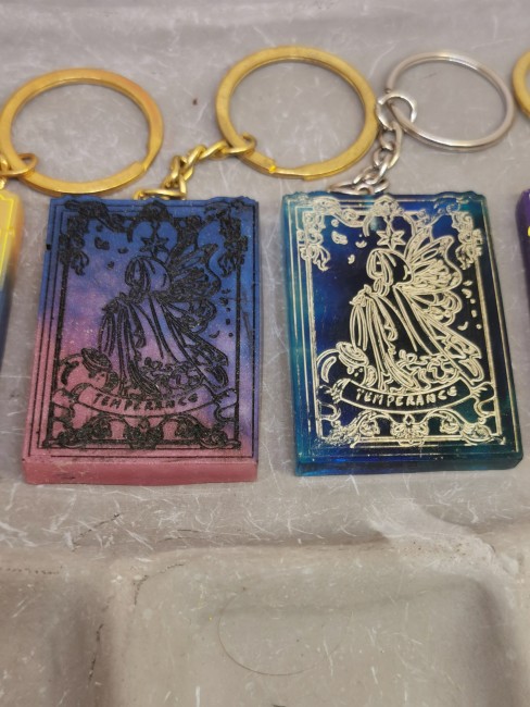 tarot temperance résine fait main