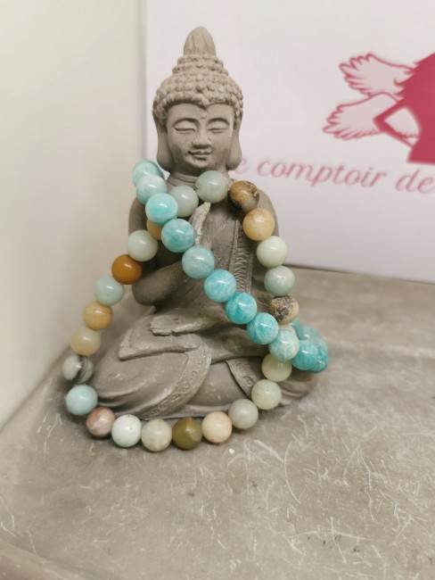 bracelet amazonite pierre naturelle