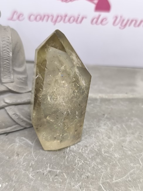 Citrine avec Âme de Pierre Citrine avec âme de pierre visible
