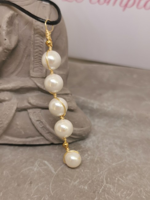 Collier perles eau douce collier perles eau douce blanc