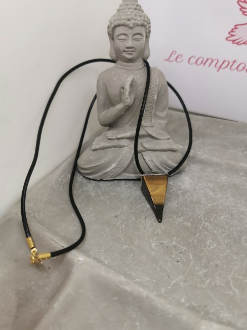 pendentif oeil du tigre prisme