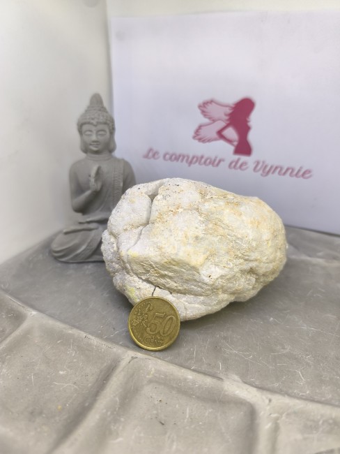 Pierre naturelle géode de cristal de roche