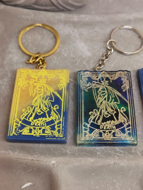 carte tarot la mort résine