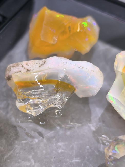 Lot unique d’opales éthiopiennes naturelles Pierres brutes opales d’Éthiopie pour collection ou création